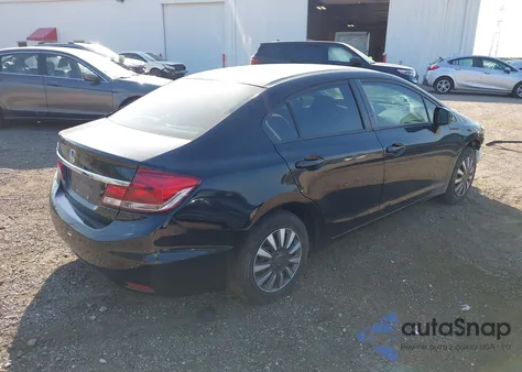 2013 Honda Civic Lx из США, поврежденный, VIN 2HGFB2F56DH573622